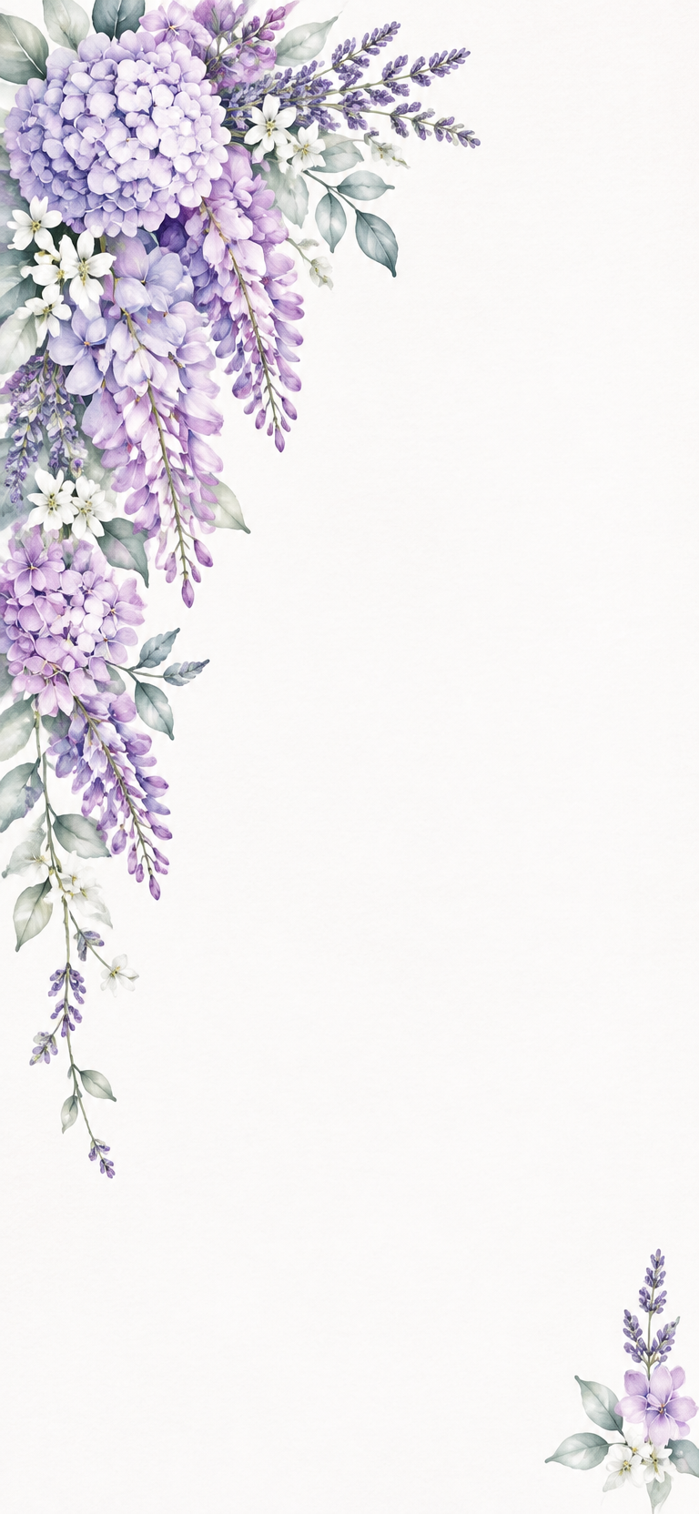 Lavender dream card cover
