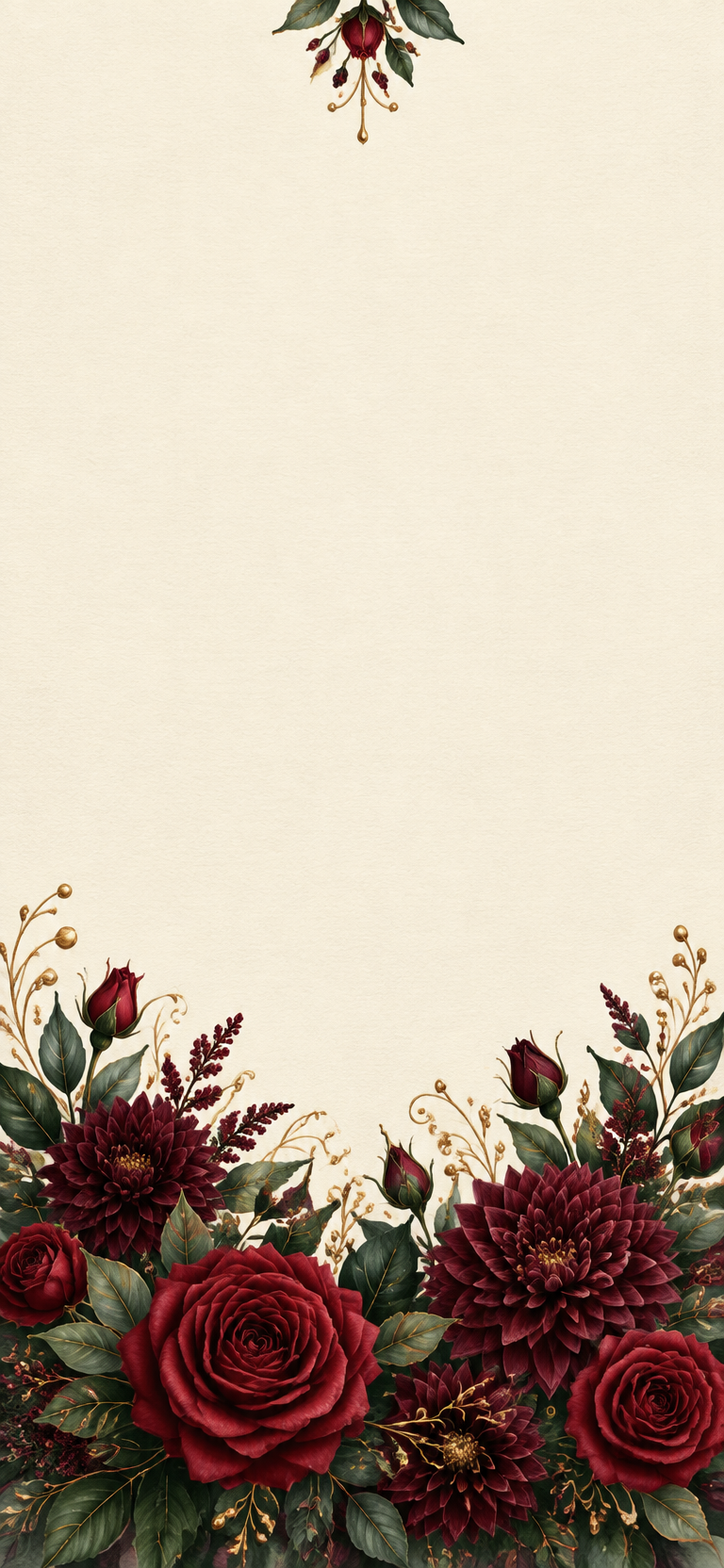 Maroon heritage card cover